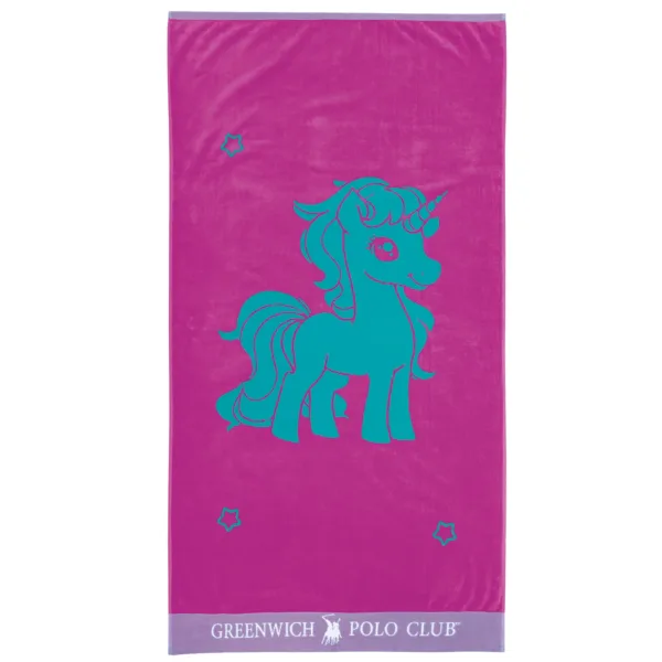 GREENWICH POLO CLUB JUNIOR ΠΕΤΣΕΤΑ ΘΑΛΑΣΣΗΣ 70Χ140 4074 MINT, PINK BEACHWEAR shopinhome