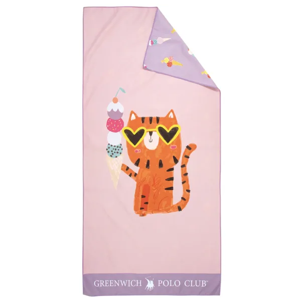 GREENWICH POLO CLUB JUNIOR ΠΕΤΣΕΤΑ ΘΑΛΑΣΣΗΣ 70Χ140 4082 PINK, PURPLE shopinhome shopinhome