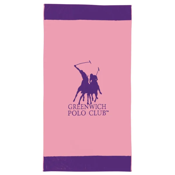 GREENWICH POLO CLUB ΠΕΤΣΕΤΑ ΘΑΛΑΣΣΗΣ 90Χ170 4047 PINK, PURPLE BEACHWEAR shopinhome
