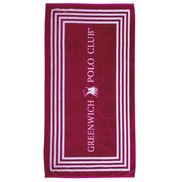 GREENWICH POLO CLUB ΠΕΤΣΕΤΑ ΘΑΛΑΣΣΗΣ 90Χ170 4055 RED, WHITE BEACHWEAR shopinhome