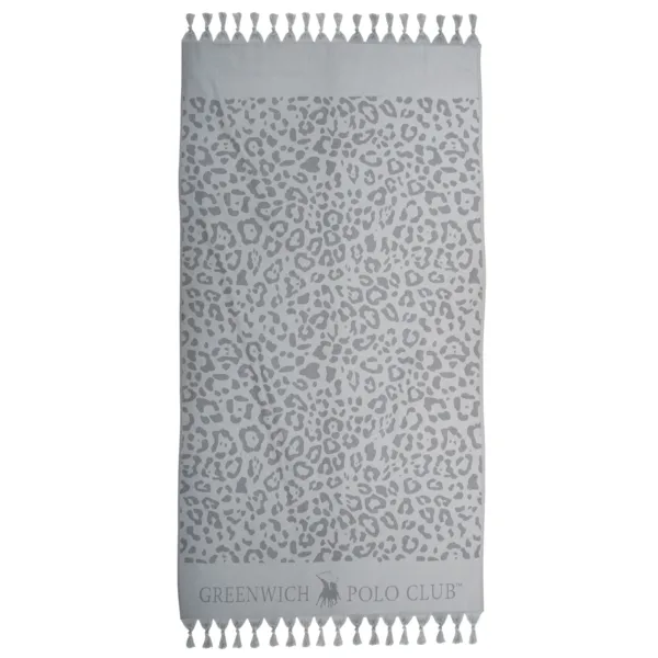 GREENWICH POLO CLUB ΠΕΤΣΕΤΑ-ΠΑΡΕΟ 90Χ170 4061 GREY BEACHWEAR shopinhome