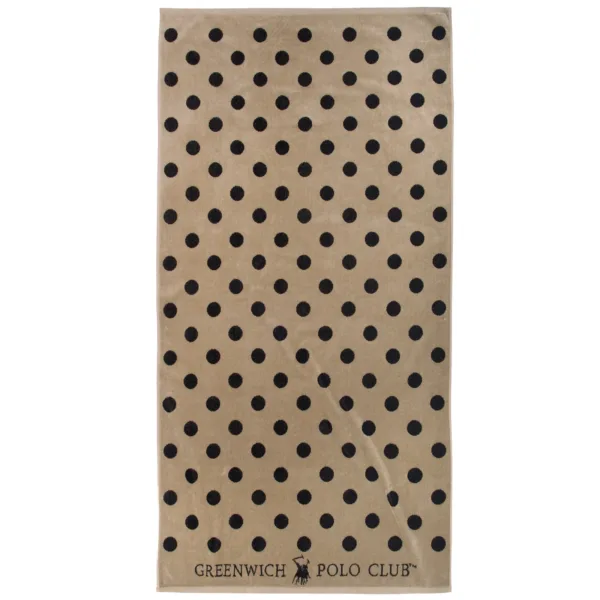 GREENWICH POLO CLUB ΠΕΤΣΕΤΑ ΘΑΛΑΣΣΗΣ 90Χ170 4071 BLACK, TAUPE BEACHWEAR shopinhome