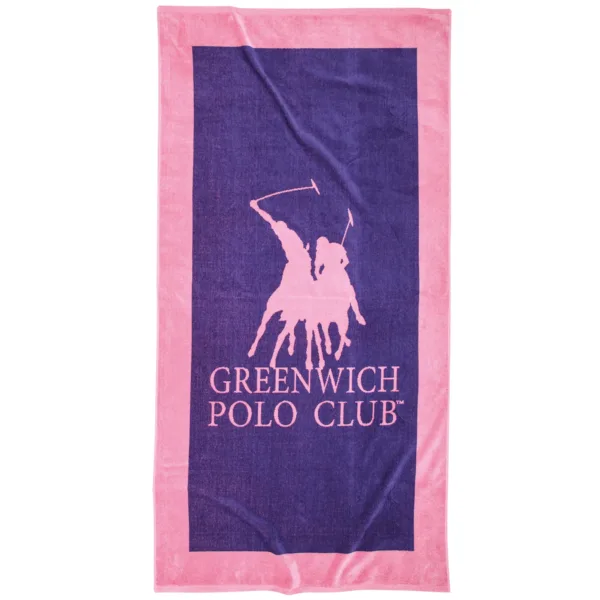 GREENWICH POLO CLUB ΠΕΤΣΕΤΑ ΘΑΛΑΣΣΗΣ 90Χ180 4001 PINK, PURPLE BEACHWEAR shopinhome