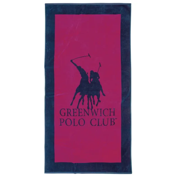 GREENWICH POLO CLUB ΠΕΤΣΕΤΑ ΘΑΛΑΣΣΗΣ 90Χ180 4002 BLUE, FUSCHIA BEACHWEAR shopinhome