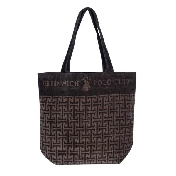 GREENWICH POLO CLUB ΤΣΑΝΤΑ ΘΑΛΑΣΣΗΣ 55Χ40 4004 BROWN BEACHWEAR shopinhome