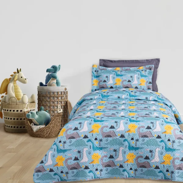 DAS KIDS ΚΟΥΒΕΡΛΙ ΜΟΝΟ 4928 BLUE, GREY shopinhome shopinhome