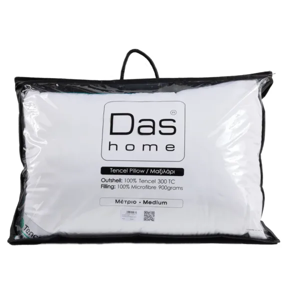 DAS HOME ΜΑΞΙΛΑΡΙ TENCEL 50X70 COMFORT 1429 WHITE shopinhome shopinhome