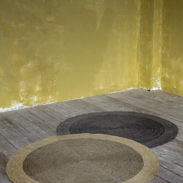 Nima Home Στρογγυλό Χαλί Δ90 – Bergren Beige Μπεζ shopinhome shopinhome