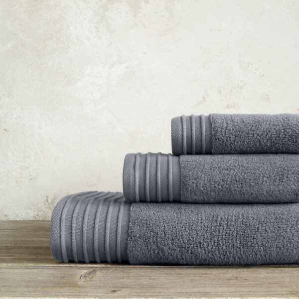 Nima Home Πετσέτα 40×60 Feel Fresh – Night Gray Γκρι shopinhome shopinhome
