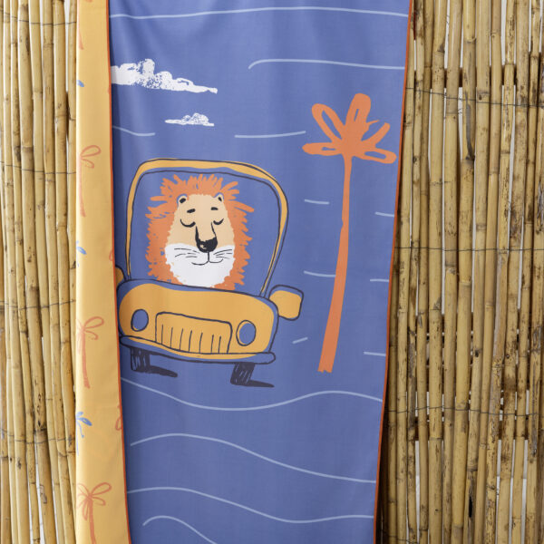 Nima Kids Πετσέτα Θαλάσσης 70×140 – Lion Trip Μπλε shopinhome shopinhome