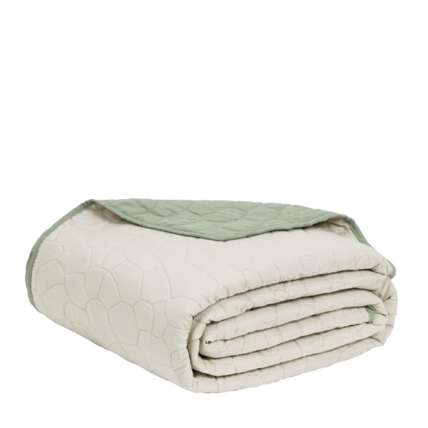 Nima Home Κουβερλί Υπέρδιπλο 220×240 – Nala Wild Beige / Green Μπεζ, Πράσινο   220×240 shopinhome shopinhome