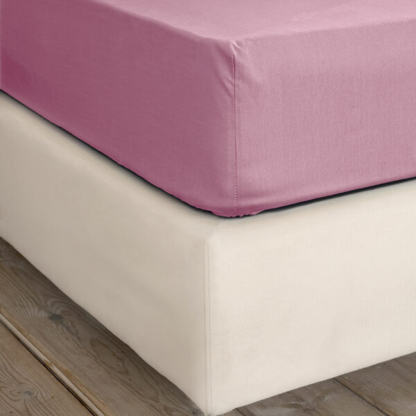 Nima Home Σεντόνι Μονό με Λάστιχο Unicolors – Apple Pink Σάπιο μήλο     100×200+32 shopinhome shopinhome