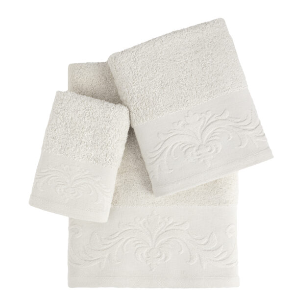 Nima Home Σετ Πετσέτες (30×50 + 50×90 + 70×140) – Ambrose Light Beige Μπεζ shopinhome shopinhome