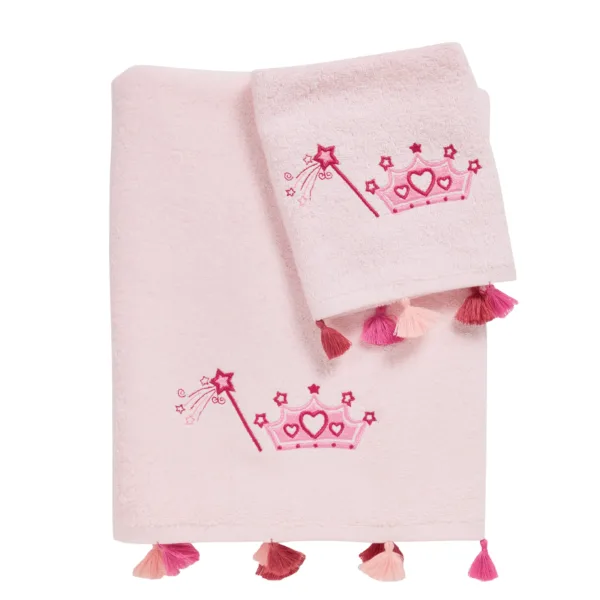 DAS BABY ΣΕΤ ΠΕΤΣΕΤΕΣ 2 ΤΕΜΑΧΙΩΝ ΚΕΝΤΗΤΕΣ SMILE 4963 PINK shopinhome shopinhome