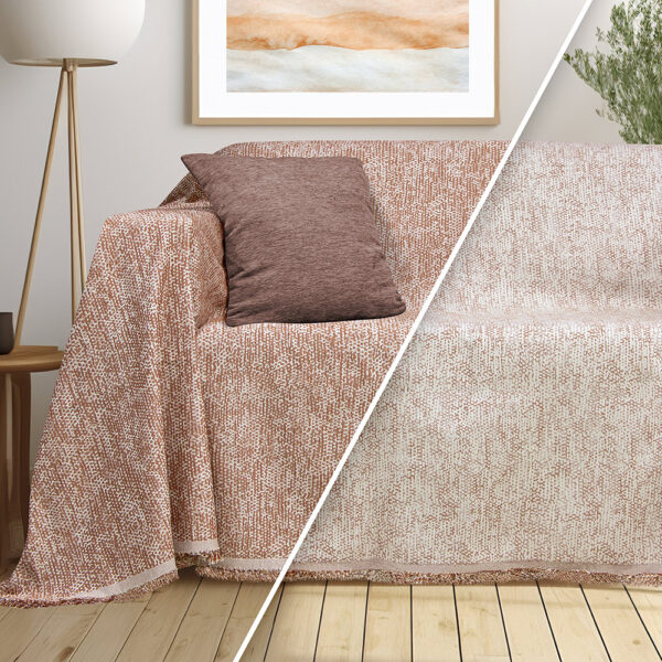 LINO ΡΙΧΤΑΡΙ SAPHIRE TERRACOTA 180X250 Lino shopinhome