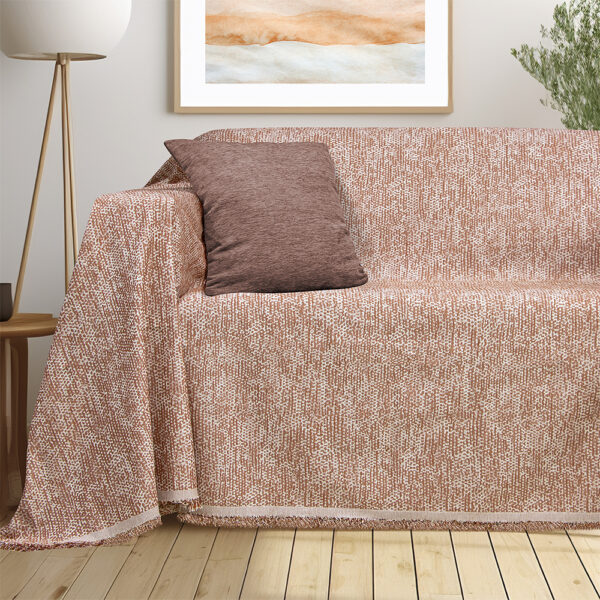 LINO ΡΙΧΤΑΡΙ SAPHIRE TERRACOTA 180X300 Lino shopinhome