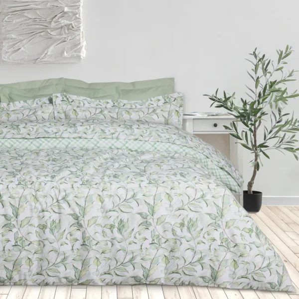 DAS HOME ΣΕΤ ΣΕΝΤΟΝΙΑ KING DAILY 3173 GREEN, WHITE shopinhome shopinhome