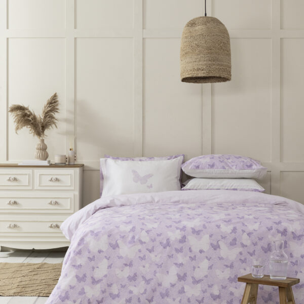 Nima Home Σετ Σεντόνια Υπέρδιπλα – Beta Ροζ, Λιλά   (2 x 240×260 + 2  52×72) shopinhome shopinhome