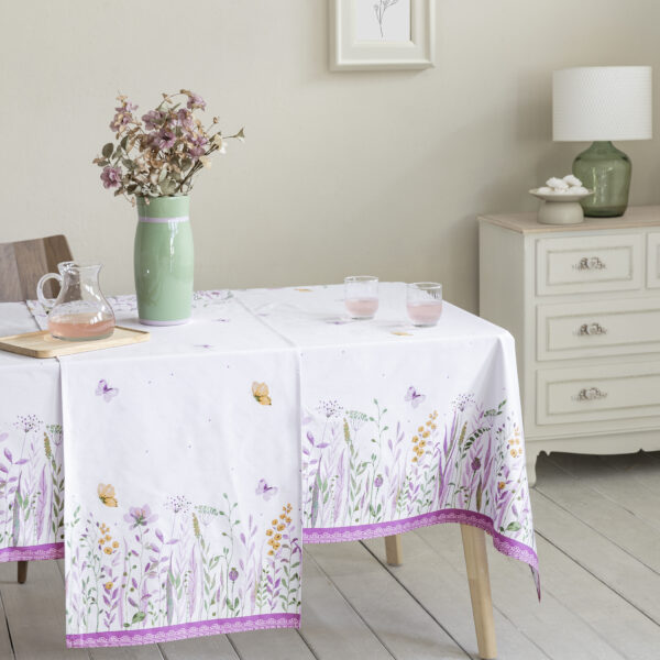 Nima Home Τραπεζομάντηλο 150×250 – Spring Dream Λιλά shopinhome shopinhome