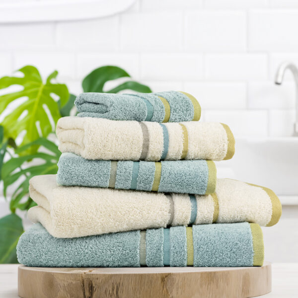 Nima Home Σετ Πετσέτες (30×50 + 50×90 + 70×140) – Memphis Off White Εκρού shopinhome shopinhome