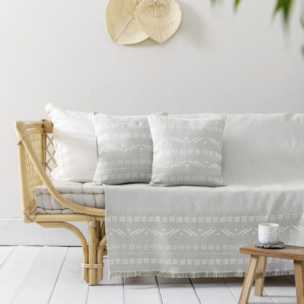 Nima Home Ριχτάρι 180×180 – Raiza Gray Γκρι shopinhome shopinhome