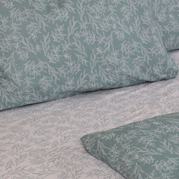 Μαξιλαροθήκες Cotton Feelings 2052 Aqua 50×70 shopinhome shopinhome