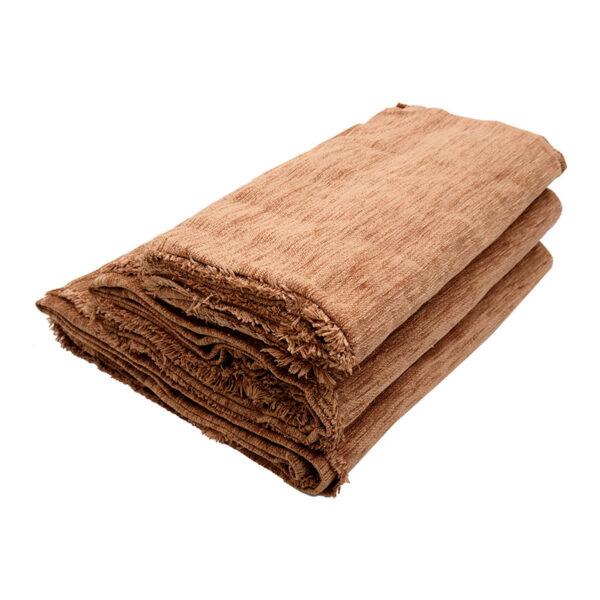 Ριχτάρι Σενίλ Brown Διθέσιο shopinhome shopinhome