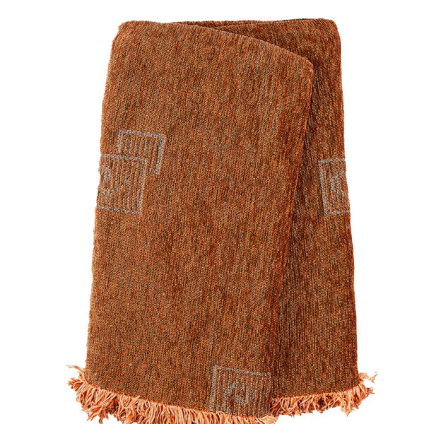 Ριχτάρι Σενίλ Ζακάρ Box Brick Διθέσιο shopinhome shopinhome