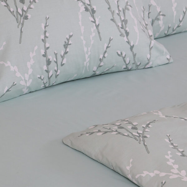 Σετ Σεντόνια Cotton Feelings 2054 Aqua Μονό με λάστιχο(105×205+30) shopinhome shopinhome