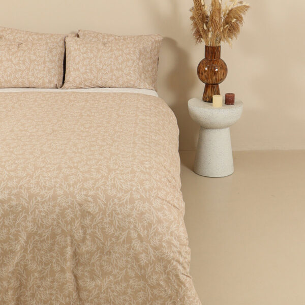 Σετ Σεντόνια Cotton Feelings 2052 Beige Υπέρδιπλο (235×270) shopinhome shopinhome