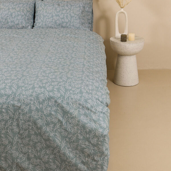 Σετ Σεντόνια Cotton Feelings 2052 Aqua Υπέρδιπλο (235×270) shopinhome shopinhome