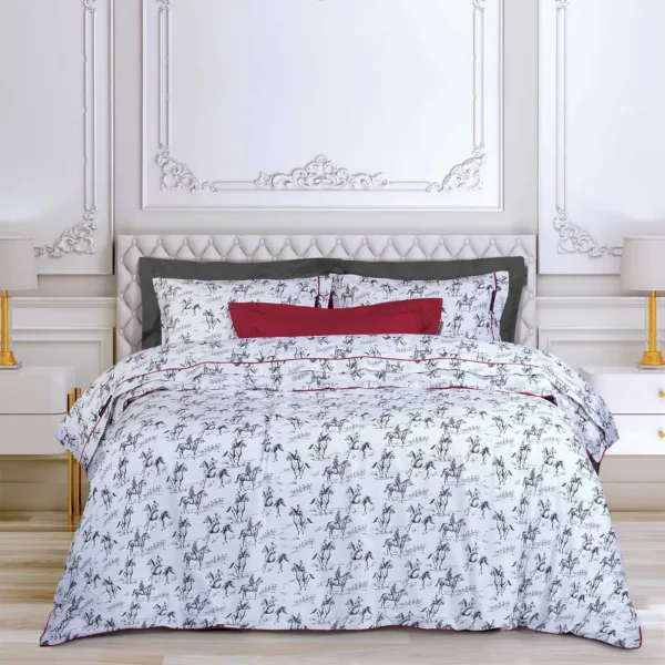 GREENWICH POLO CLUB ΣΕΤ ΣΕΝΤΟΝΙΑ ΥΠΕΡΔΙΠΛΑ 2263 BLACK, WHITE shopinhome shopinhome