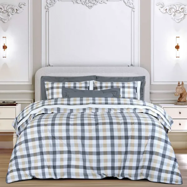 GREENWICH POLO CLUB ΣΕΤ ΣΕΝΤΟΝΙΑ KING ESSENTIAL 2265 BEIGE, GREY shopinhome shopinhome