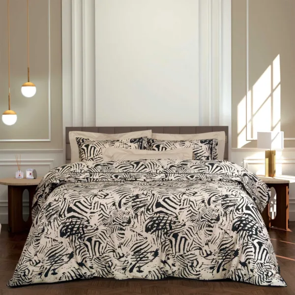 GREENWICH POLO CLUB ΣΕΤ ΣΕΝΤΟΝΙΑ KING ESSENTIAL 2270 BLACK, TAUPE shopinhome shopinhome