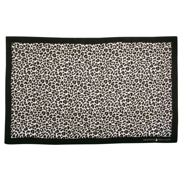 GREENWICH POLO CLUB ΠΑΡΕΟ ΘΑΛΑΣΣΗΣ 110Χ180 ESSENTIAL 4036 BLACK, TAUPE BEACHWEAR shopinhome