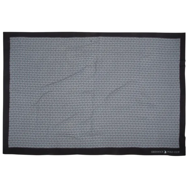 GREENWICH POLO CLUB ΠΑΡΕΟ ΘΑΛΑΣΣΗΣ 110Χ180 ESSENTIAL 4005 BLACK, GREY BEACHWEAR shopinhome