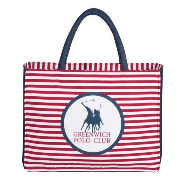 GREENWICH POLO CLUB ΤΣΑΝΤΑ ΘΑΛΑΣΣΗΣ 46X36 ESSENTIAL 4027 BLUE, RED BEACHWEAR shopinhome