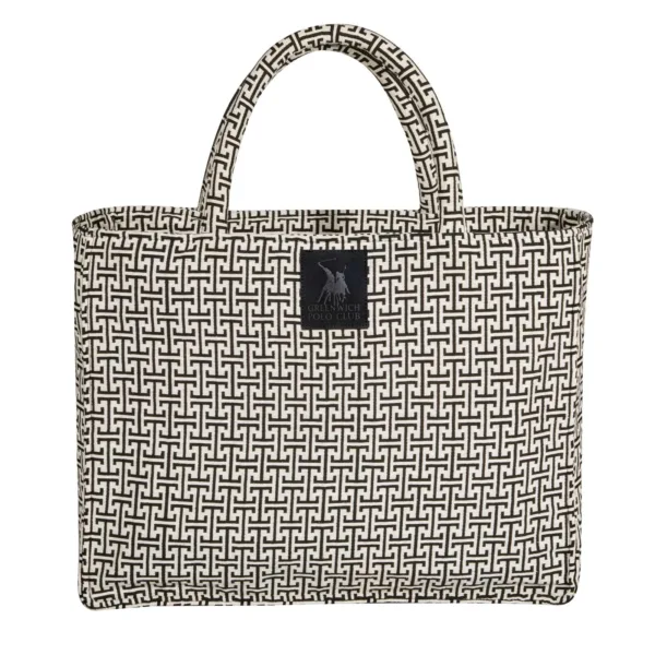 GREENWICH POLO CLUB ΤΣΑΝΤΑ ΘΑΛΑΣΣΗΣ 46X36 ESSENTIAL 4056 BLACK, GREY BEACHWEAR shopinhome