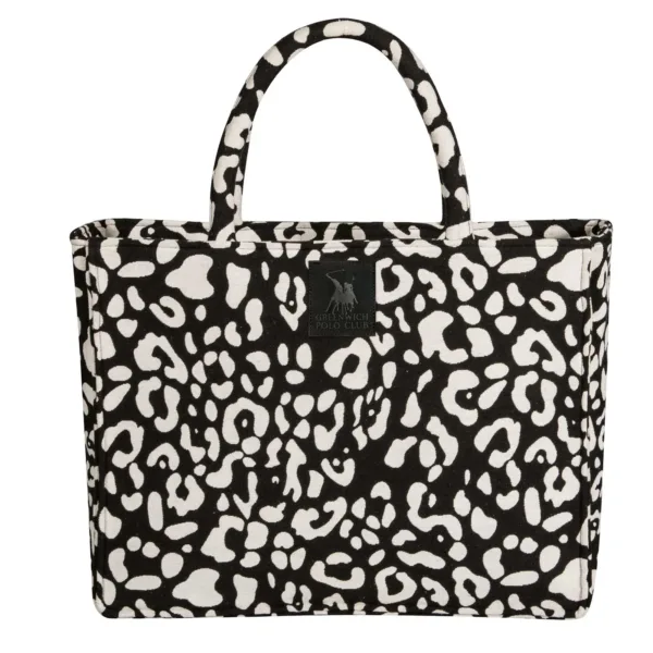 GREENWICH POLO CLUB ΤΣΑΝΤΑ ΘΑΛΑΣΣΗΣ 46X36 ESSENTIAL 4059 BLACK, TAUPE BEACHWEAR shopinhome