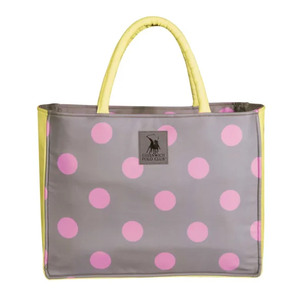 GREENWICH POLO CLUB ΤΣΑΝΤΑ ΘΑΛΑΣΣΗΣ 46X36 ESSENTIAL 4069 GREY, YELLOW BEACHWEAR shopinhome