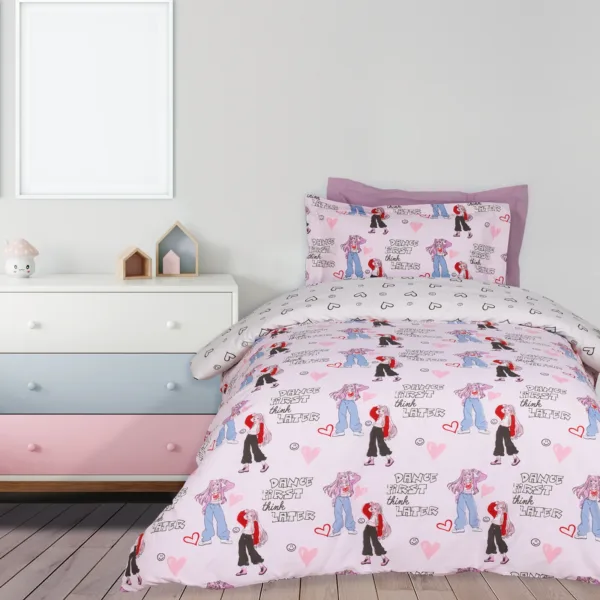 DAS KIDS ΣΕΤ ΣΕΝΤΟΝΙΑ ΜΟΝΑ 4940 GREY, PINK shopinhome shopinhome