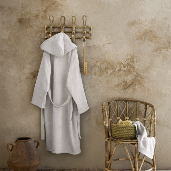 Nima Home Μπουρνούζι με κουκούλα Zen – Extra Large – Oat Beige Μπεζ shopinhome shopinhome