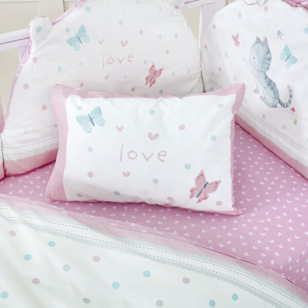 Nima Bebe Πάντα – Baby Love Λευκό, Ροζ shopinhome shopinhome