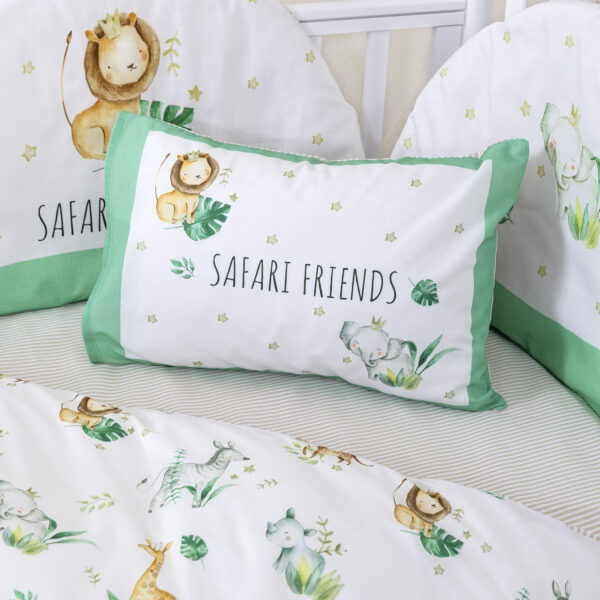 Nima Bebe Πάντα – Safari Friends Λευκό, Πράσινο shopinhome shopinhome