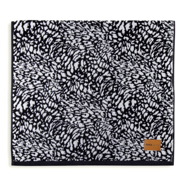 Nima Home Πετσέτα 70×140 – Dakara Μαύρο, Άσπρο shopinhome shopinhome
