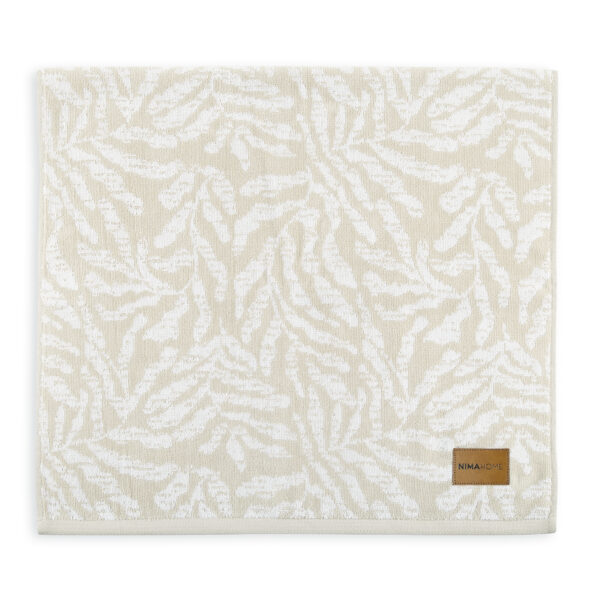 Nima Home Πετσέτα 70×140 – Exotica Μπεζ, Άσπρο shopinhome shopinhome