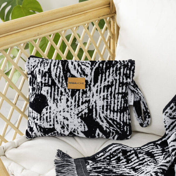 Nima Home Αδιάβροχο νεσεσέρ θαλάσσης 23×32 – Sea Bliss Μαύρο, Άσπρο epochika shopinhome