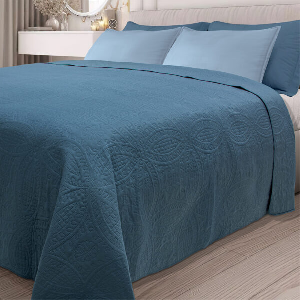 LINO ΚΟΥΒΕΡΛΙ LIGERO DPETROL 220X240 shopinhome shopinhome