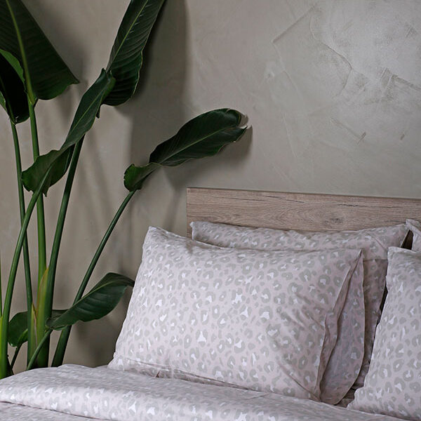 Σετ Σεντόνια Cotton Feelings 2044 Beige Υπέρδιπλο με λάστιχο (170×205+30) shopinhome shopinhome