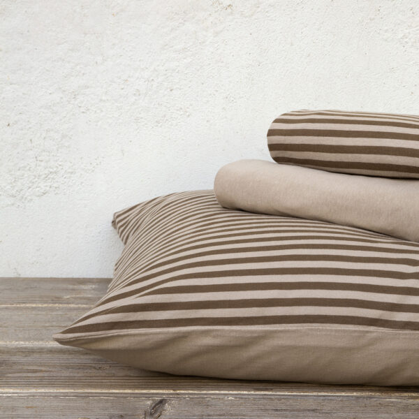 Nima Home Σετ Σεντόνια Υπέρδιπλα με Λάστιχο – Suave Brown Καφέ     (1 x 160×200+30  x 240×260 + 2  52×72) shopinhome shopinhome